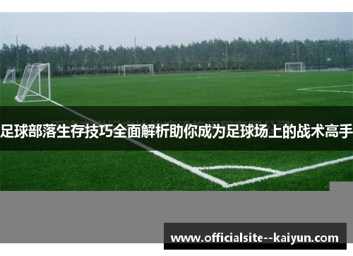 足球部落生存技巧全面解析助你成为足球场上的战术高手 足球部落生存技巧全面解析助你成为足球场上的战术高手